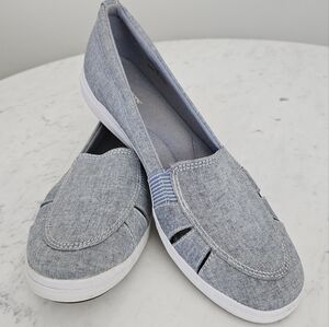 Women's 10 Casual Slip-On Shoes - Light Blue